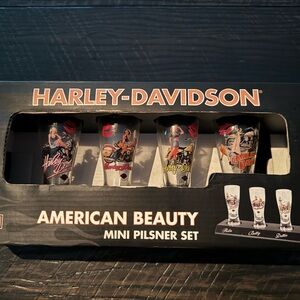 Harley Davidson mini Pilsner set